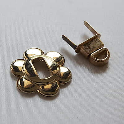 Bag Buckle Gold Flower Design Bag Buckle Gold Flower Design