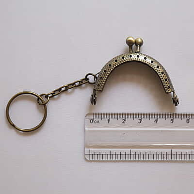 Purse frame with Key Chain 5 cm Purse frame with Key Chain 5 cm
