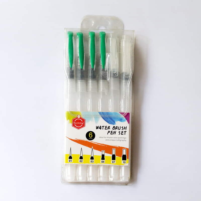 Water Color Brush Pen Set of 6 Water Color Brush Pen Set of 6