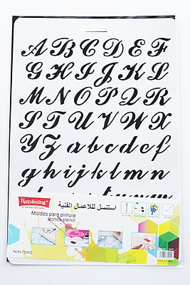 Alphabet Stencil Alphabet Stencil