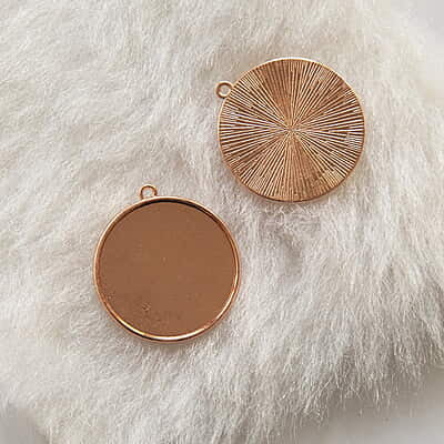 Pendant  Dark Rose Gold Modal 103