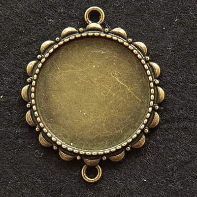 Antique Bronze Bracelet Bezel Modal 105
