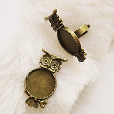 Finger Ring Antique Bronze Modal 10 Finger Ring Antique Bronze Modal 10