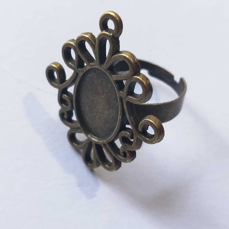 Finger Ring Antique Bronze Modal 07 Finger Ring Antique Bronze Modal 07