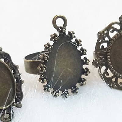 Finger Ring Antique Bronze Modal 04 Finger Ring Antique Bronze Modal 04