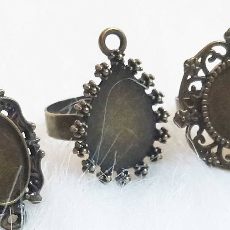 Finger Ring Antique Bronze Modal 04 Finger Ring Antique Bronze Modal 04