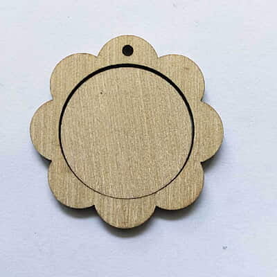 Mini Hoop Flower Veneer 4cm Mini Hoop Flower Veneer 4cm
