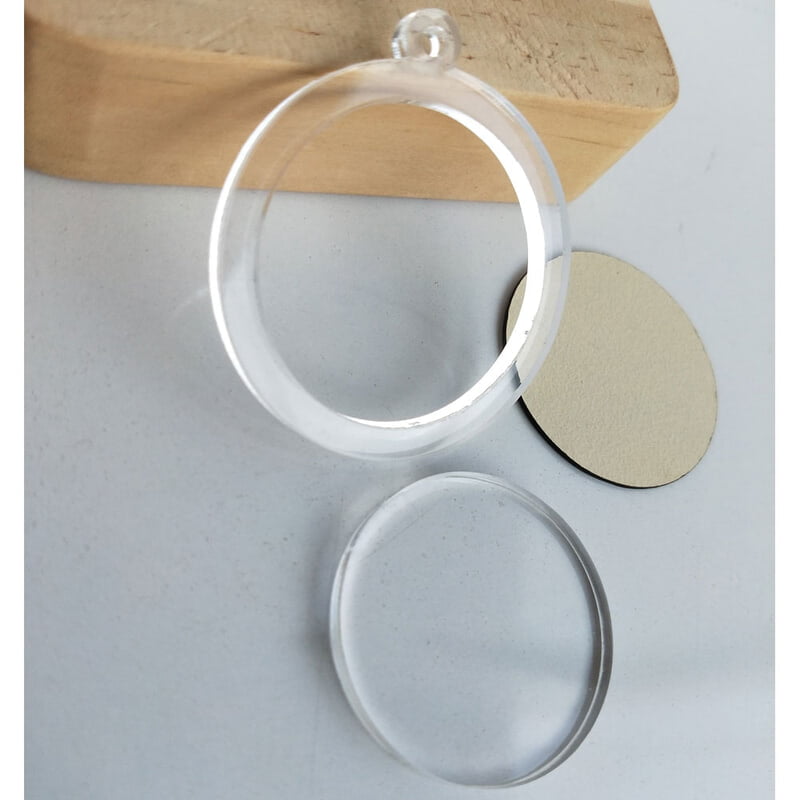 Mini Hoop Circle Transparent Medium Mini Hoop Circle Transparent Medium