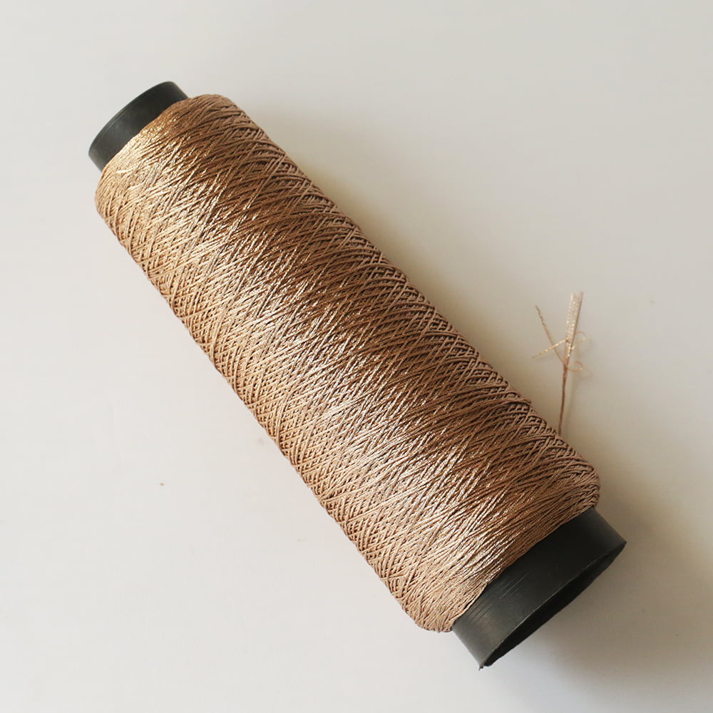Zari Thread Bronze 6 Strand Zari Thread Bronze 6 Strand
