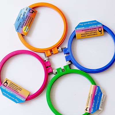 Pony Circle Fiber Hoop Assorted Colors