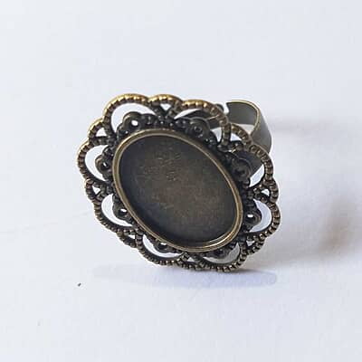 Finger Ring Antique Bronze Modal 03 Finger Ring Antique Bronze Modal 03