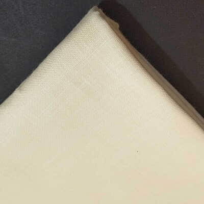 Premium Embroidery Fabric Cotton with Linen Mix Cream Premium Embroidery Fabric Cotton with Linen Mix Cream