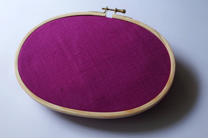 Casement Embroidery Fabric Violet Casement Embroidery Fabric Violet