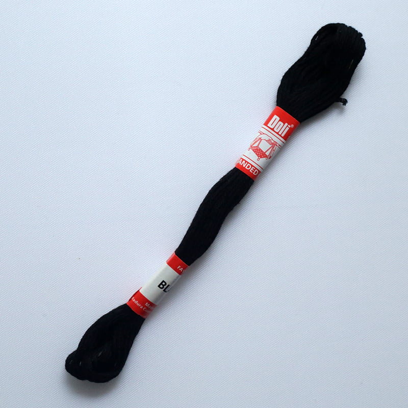 Doli Embroidery Thread Black Doli Embroidery Thread Black