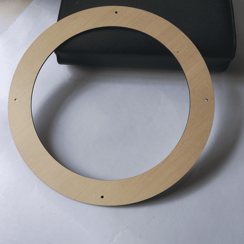 Embroidery Display Frame Veneer Circle Cream 8" Embroidery Display Frame Veneer Circle Cream 8"