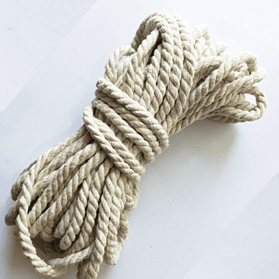 Macrame Cord Off White 10 mm