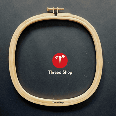 Square Brass Screw Wooden  Hoop