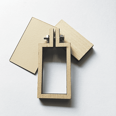 Mini Hoop Rectangle Veneer Mini Hoop Rectangle Veneer