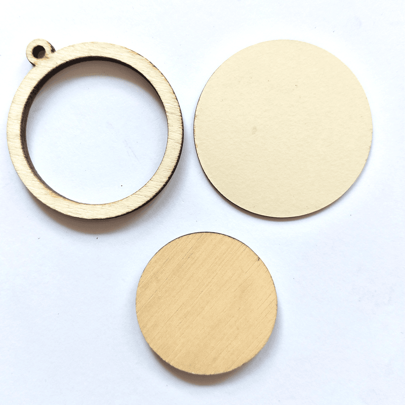 Mini Hoop Circle Veneer Medium Mini Hoop Circle Veneer Medium
