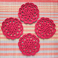 Crochet Mandala Coaster (Set of 4)