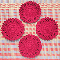 Crochet Round Coaster