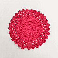 Crochet Round Coaster