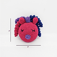 Crochet Unicorn Rattle Ball