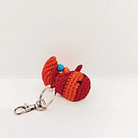 Crochet Fish Key Chain