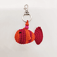 Crochet Fish Key Chain