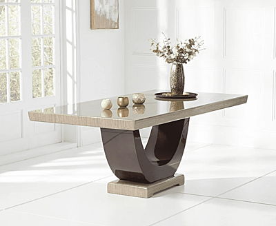 Antalya Six Seater Marble Dining Table