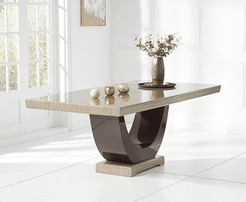 Antalya Six Seater Marble Dining Table
