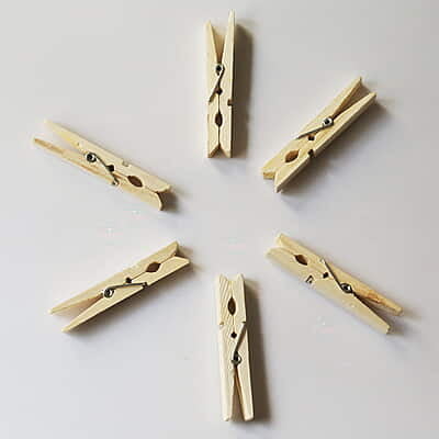 Wooden Clip Natural 4 cm Wooden Clip Natural 4 cm