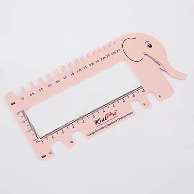 KnitPro Knitting Needle & Crochet Gauge With Yarn Cutter KnitPro Knitting Needle & Crochet Gauge With Yarn Cutter