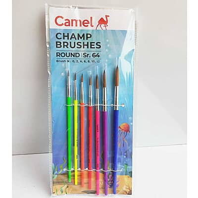 Camlin Round Brush Champ Set of 7 Camlin Round Brush Champ Set of 7
