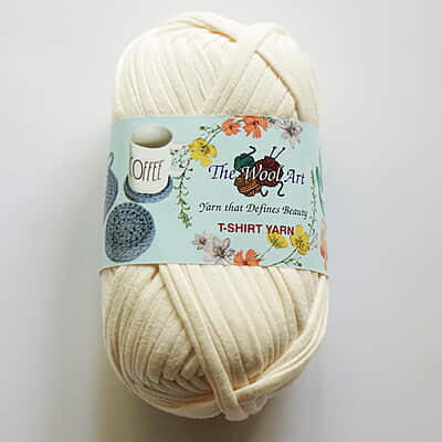 T-Shirt Yarn  Cream