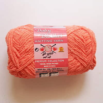 Baby Blanket Yarn Peach Baby Blanket Yarn Peach