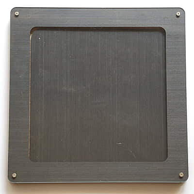 Embroidery Display Frame Veneer Rounded Square Black 8" Embroidery Display Frame Veneer Rounded Square Black 8"