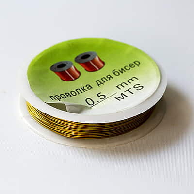 Metal Wire Gold 0.50 mm Metal Wire Gold 0.50 mm