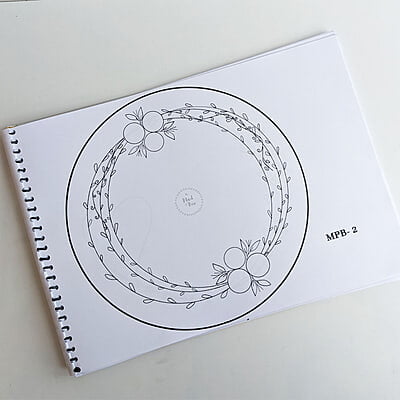 Embroidery Pattern Mini Book