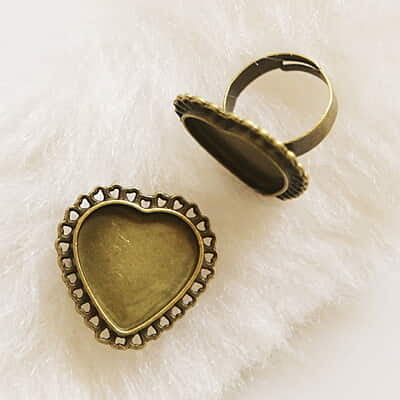 Finger Ring Antique Bronze Modal 08 Finger Ring Antique Bronze Modal 08