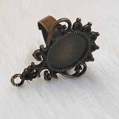 Finger Ring Antique Bronze Modal 06 Finger Ring Antique Bronze Modal 06