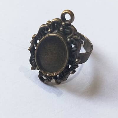 Finger Ring Antique Bronze Modal 01 Finger Ring Antique Bronze Modal 01