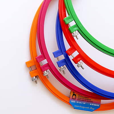 Pony Circle Fiber Hoop Assorted Colors