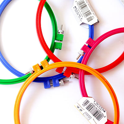 Pony Circle Fiber Hoop Assorted Colors