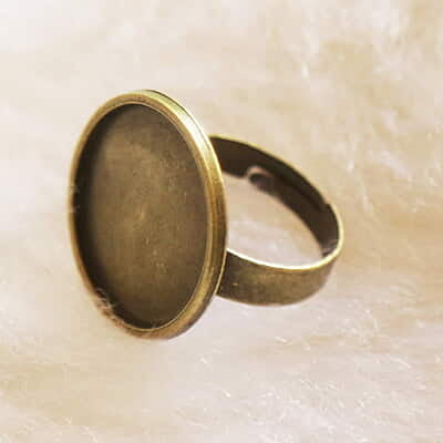 Finger Ring Antique Bronze-Medium-Medium Finger Ring Antique Bronze-Medium-Medium