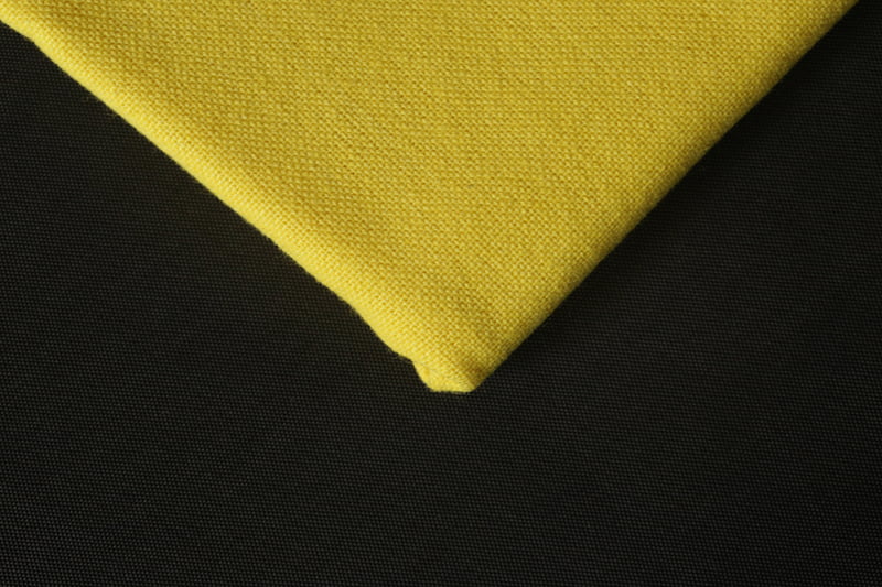Casement Embroidery Fabric Yellow Casement Embroidery Fabric Yellow