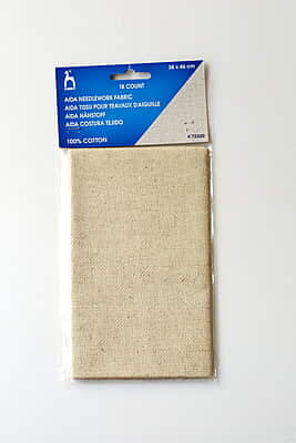 Pony Aida Fabric 38 x 46 cm Oatmeal 18C Pony Aida Fabric 38 x 46 cm Oatmeal 18C