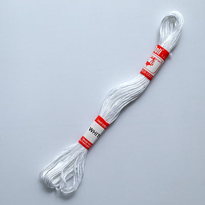 Doli Embroidery Thread  White