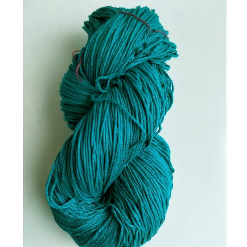 Cotton Yarn 4 Ply Turquoise Blue