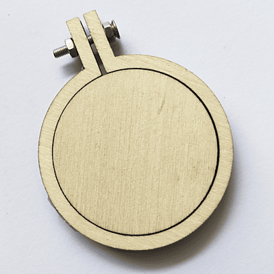 Mini Hoop Circle With Screw Veneer 5.5 cm